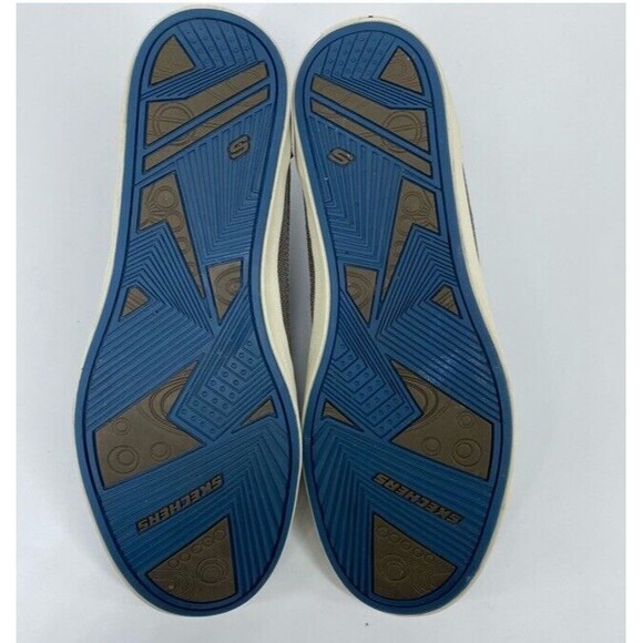 Skechers Planfix Romelo Leather Modern Relaxed Comfort Casual Black Shoe 10.5 - Picture 7 of 8